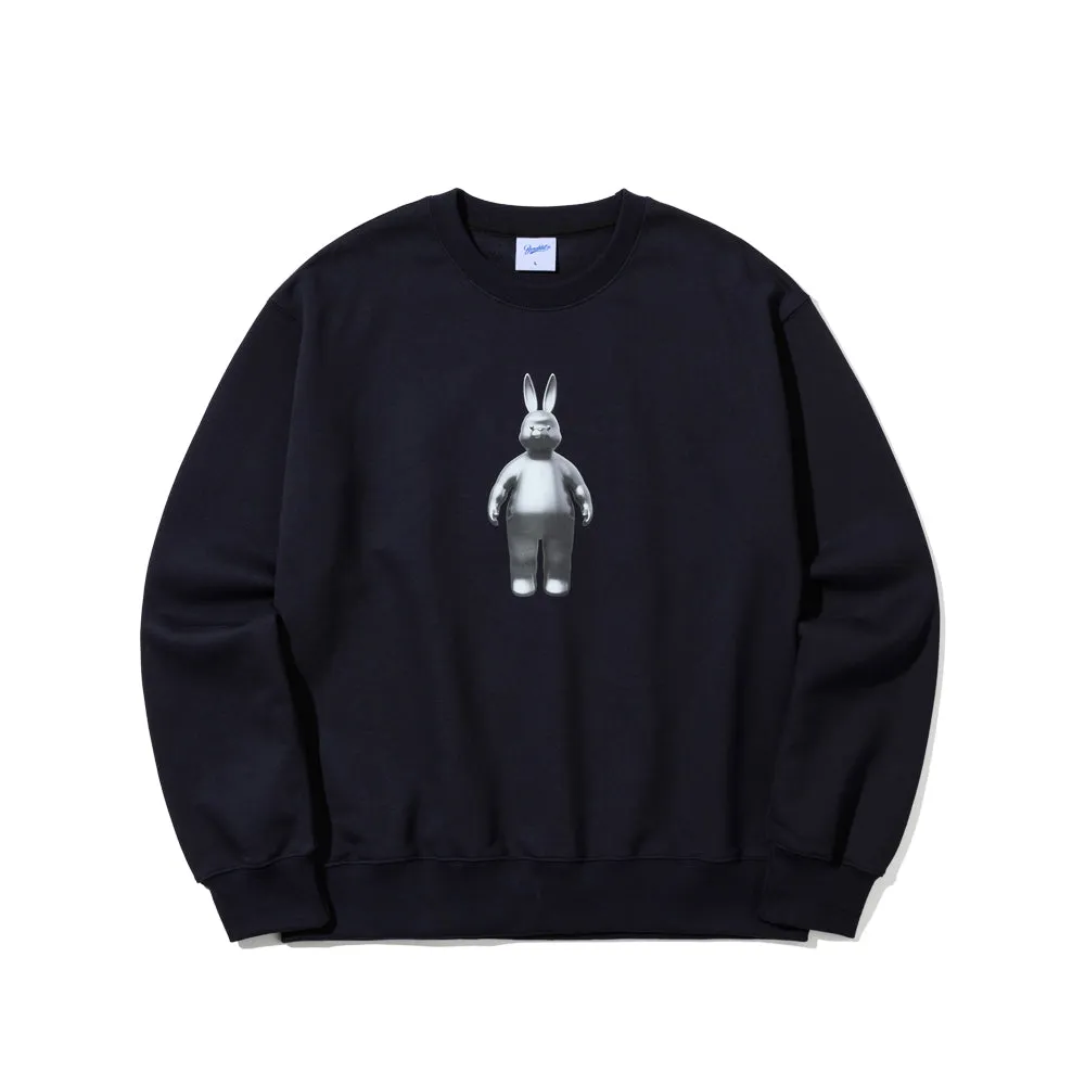 3D RABBIT CREWNECK NAVY