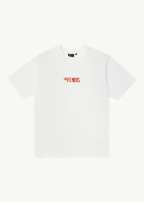 AFENDS Mens Dosed - Retro Fit Tee - White
