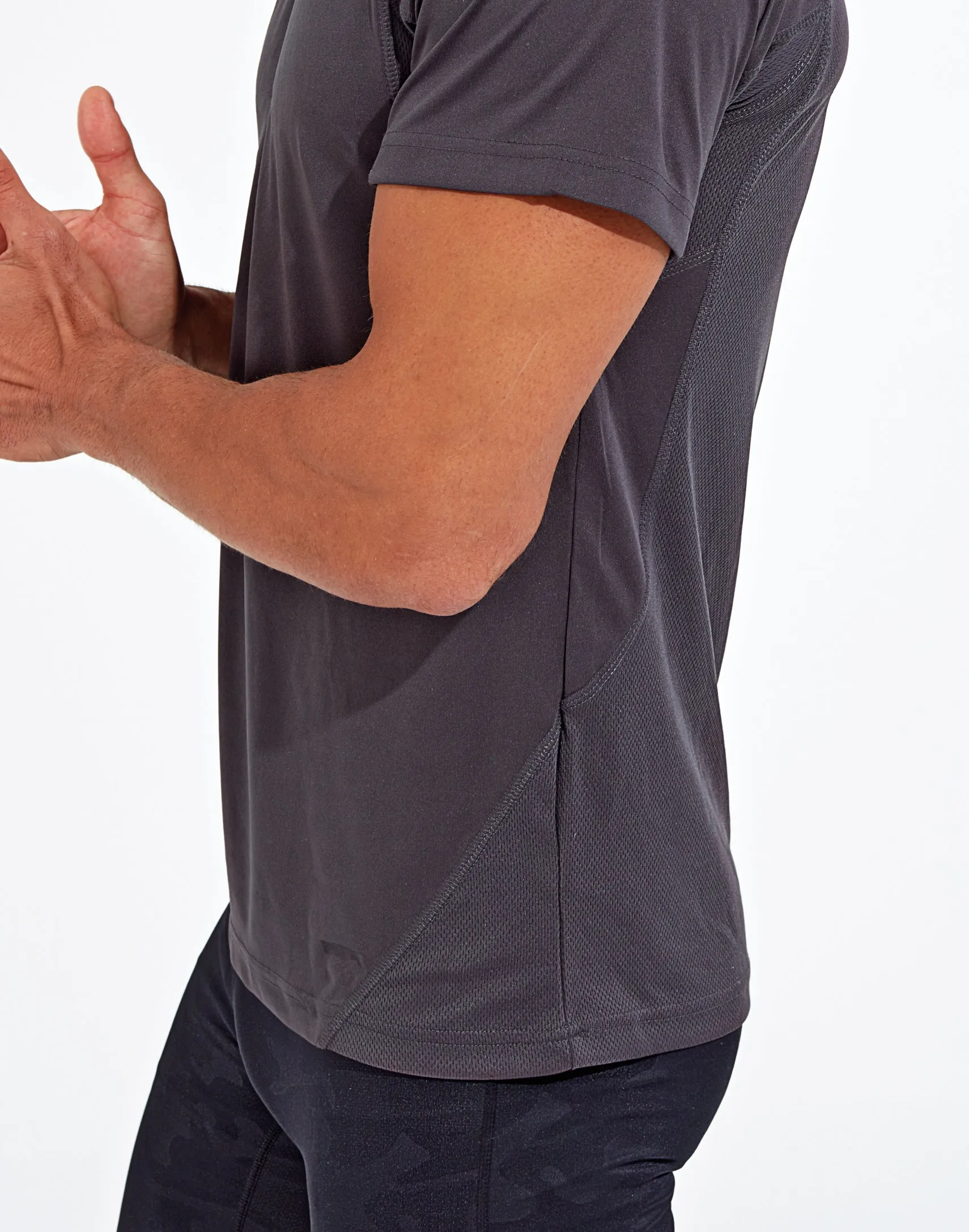 Affordable Activewear Premium Panelled Wicking T shirt