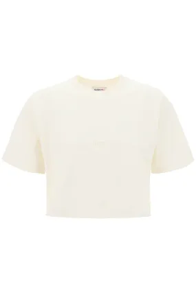 Autry t-shirt boxy con logo impresso