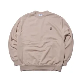 BEARRABBIT CREWNECK LIGHT BEIGE