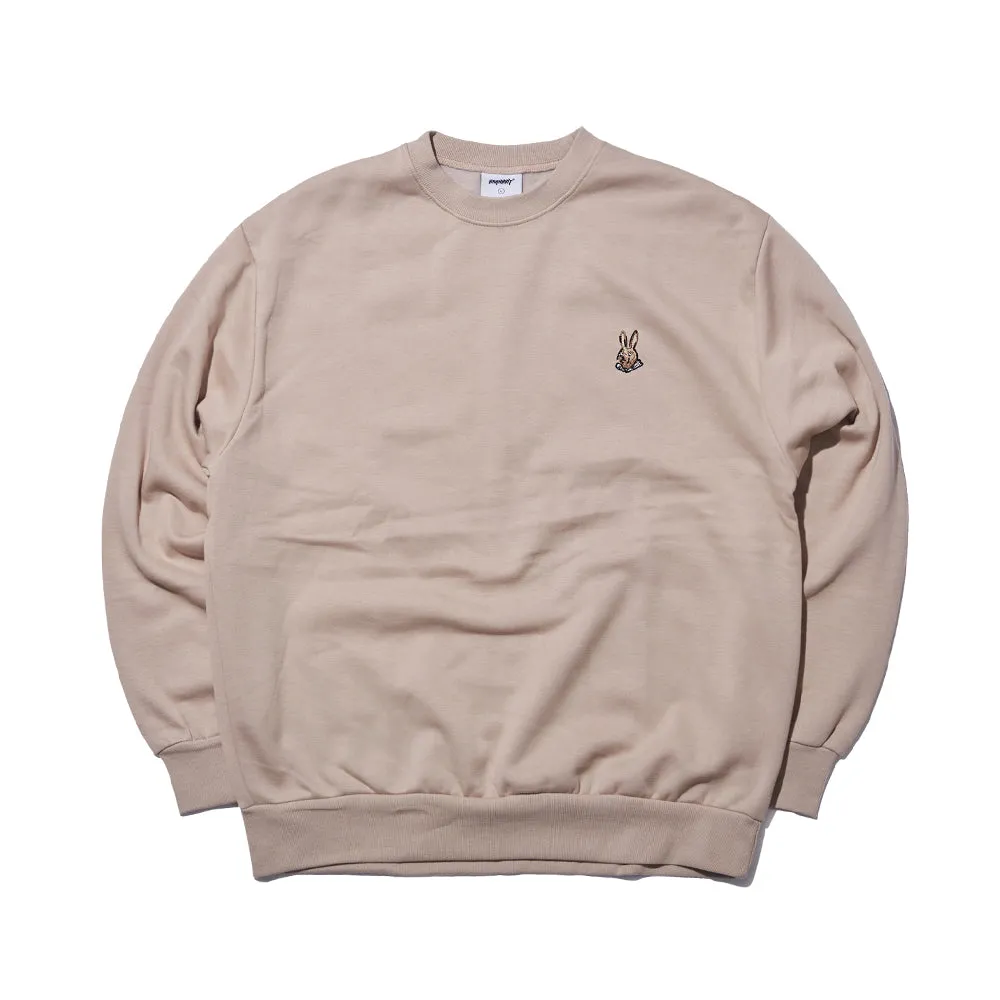 BEARRABBIT CREWNECK LIGHT BEIGE