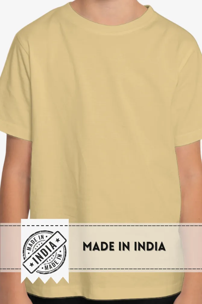 Beige T-shirt for boy