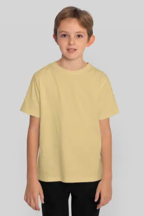 Beige T-shirt for boy