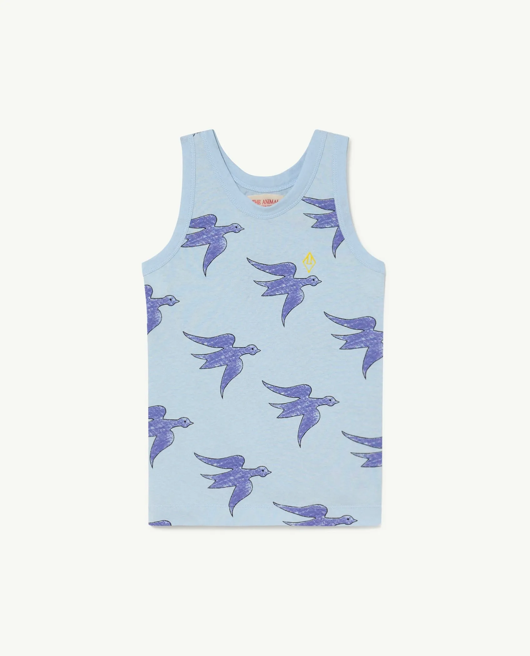 Birds Tank in Blue