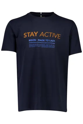 Bison Stay Active - Printet T-shirt (S - 4XL)