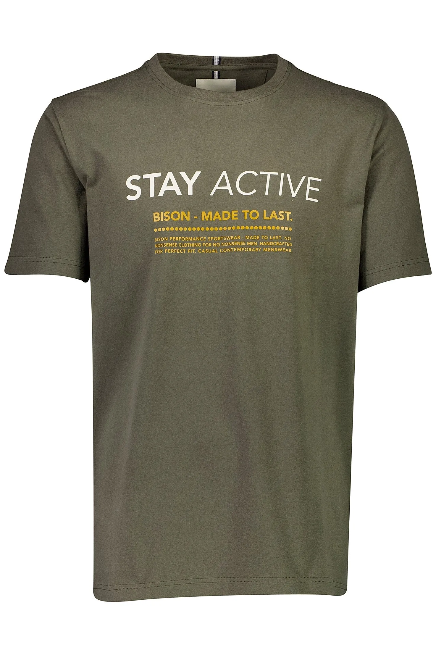 Bison Stay Active - Printet T-shirt (S - 4XL)