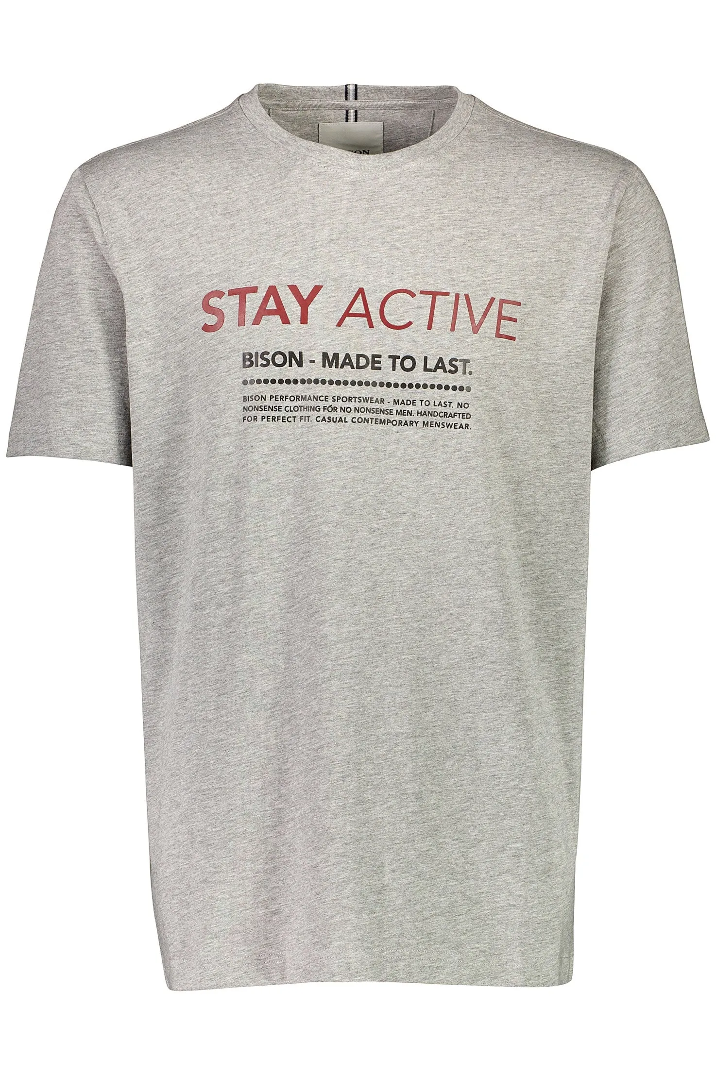 Bison Stay Active - Printet T-shirt (S - 4XL)