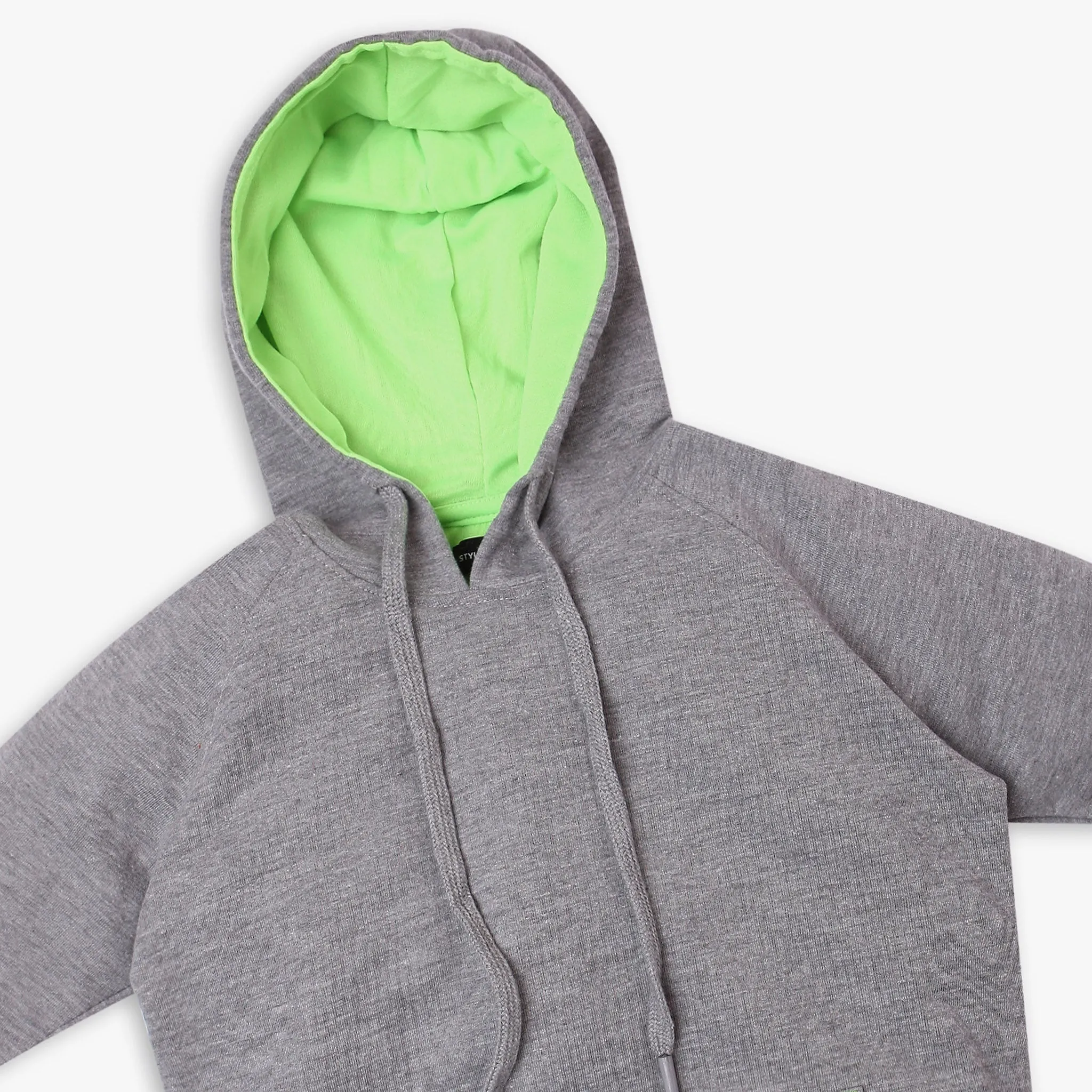 Boy's Regular Fit Solid Sweat Tee
