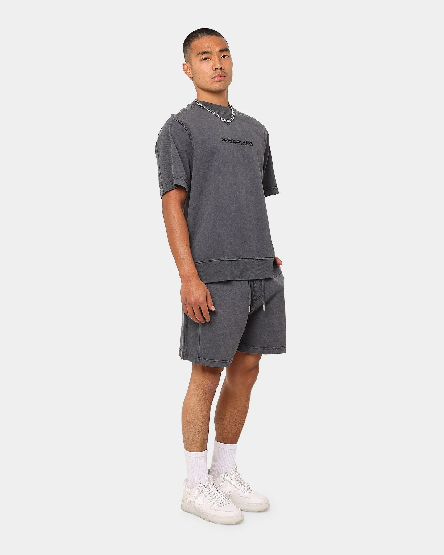 Calvin Klein Institute Embroidery T-Shirt Black