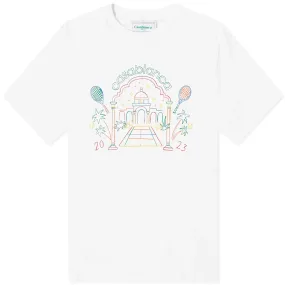 Casablanca White Logo T-Shirt