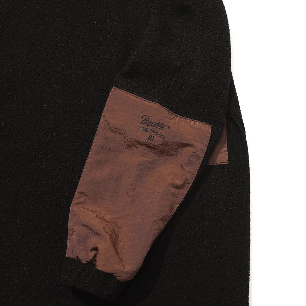CLD FLEECE PULLOVER BLACK