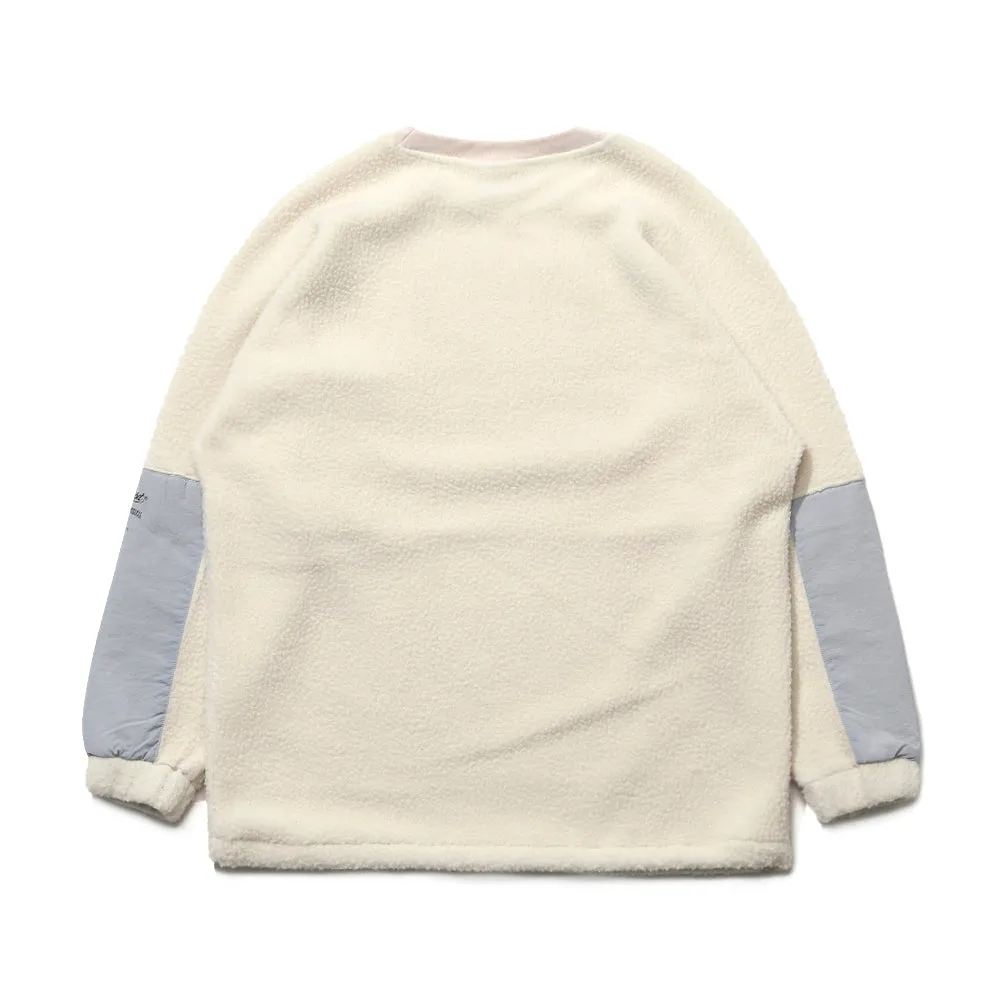 CLD FLEECE PULLOVER CREAM