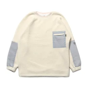 CLD FLEECE PULLOVER CREAM