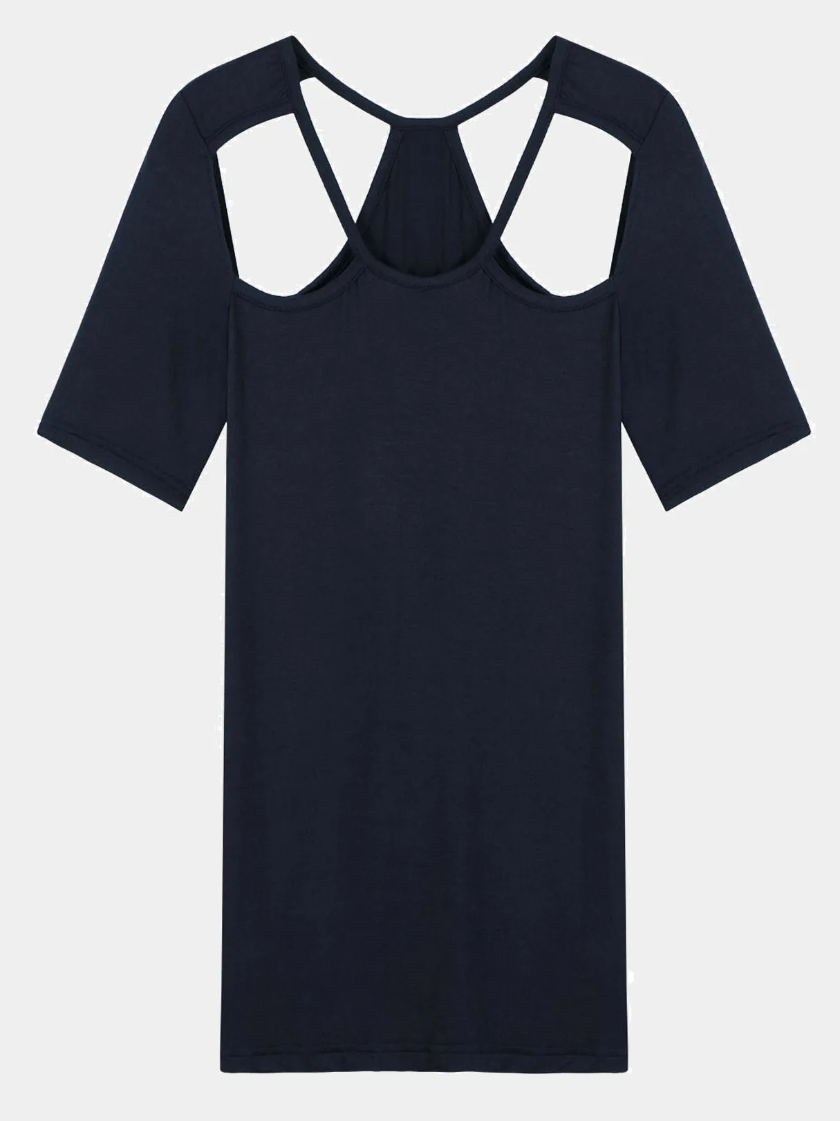 Custom Cut Out Blue T-Shirts