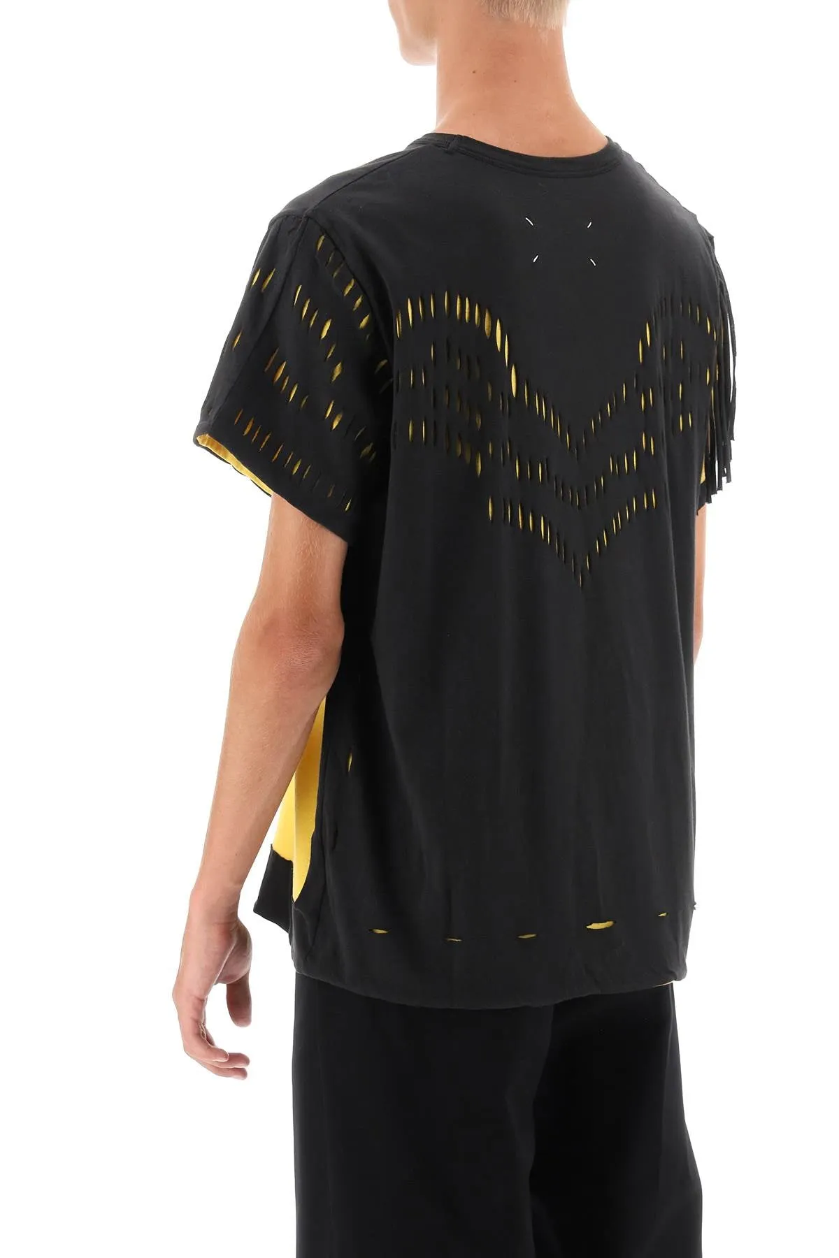 décortiqué fringe t-shirt