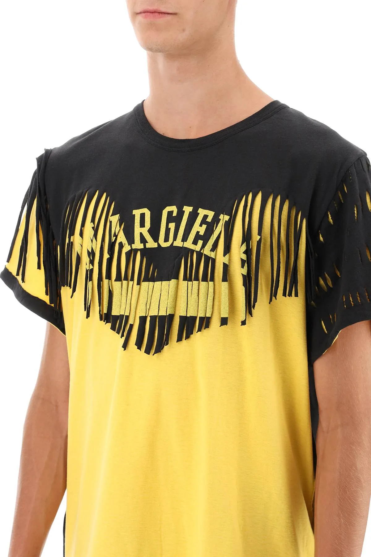 décortiqué fringe t-shirt