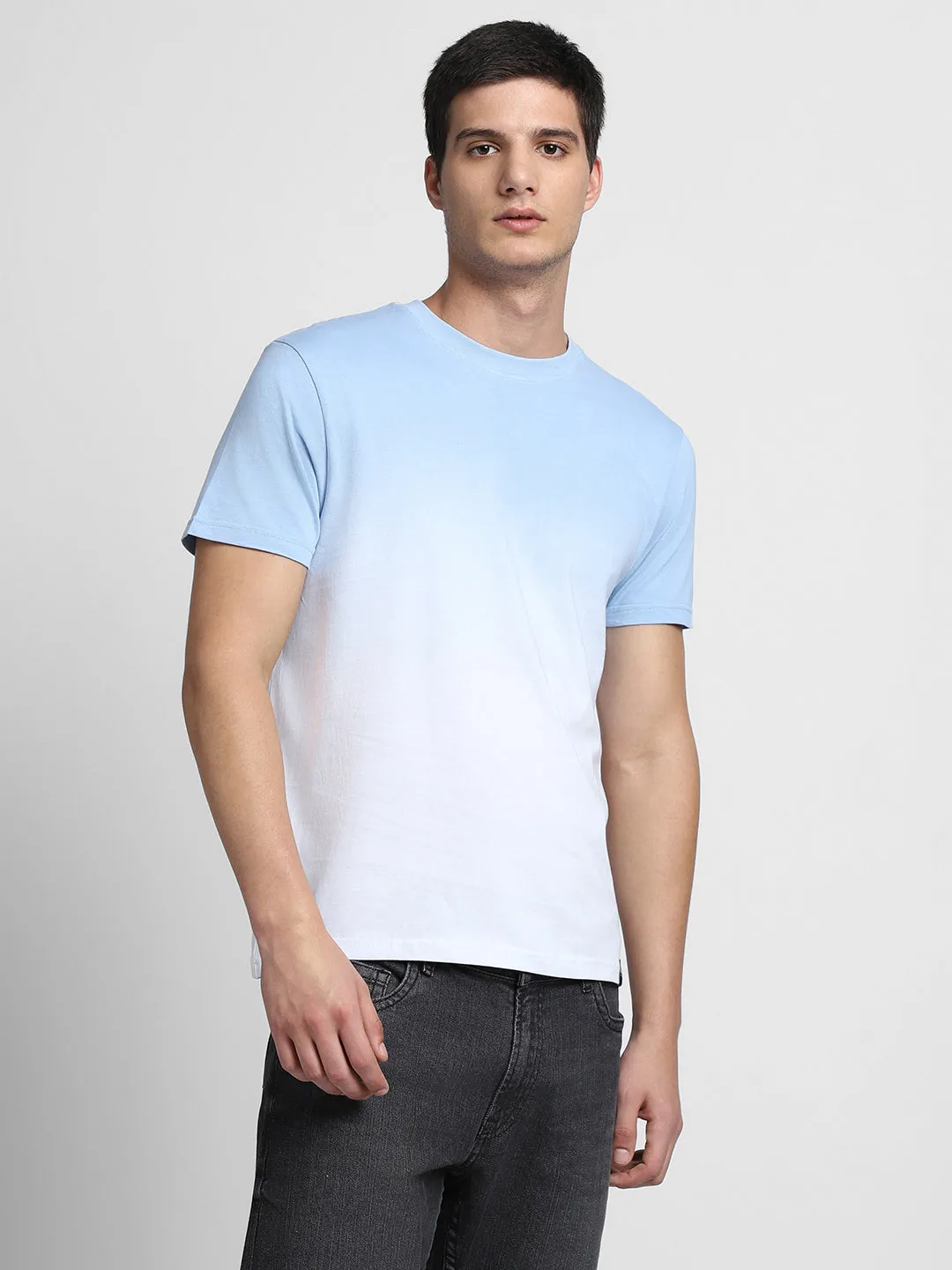 Dennis Lingo Ombre Slim Fit Pure Cotton T-shirt