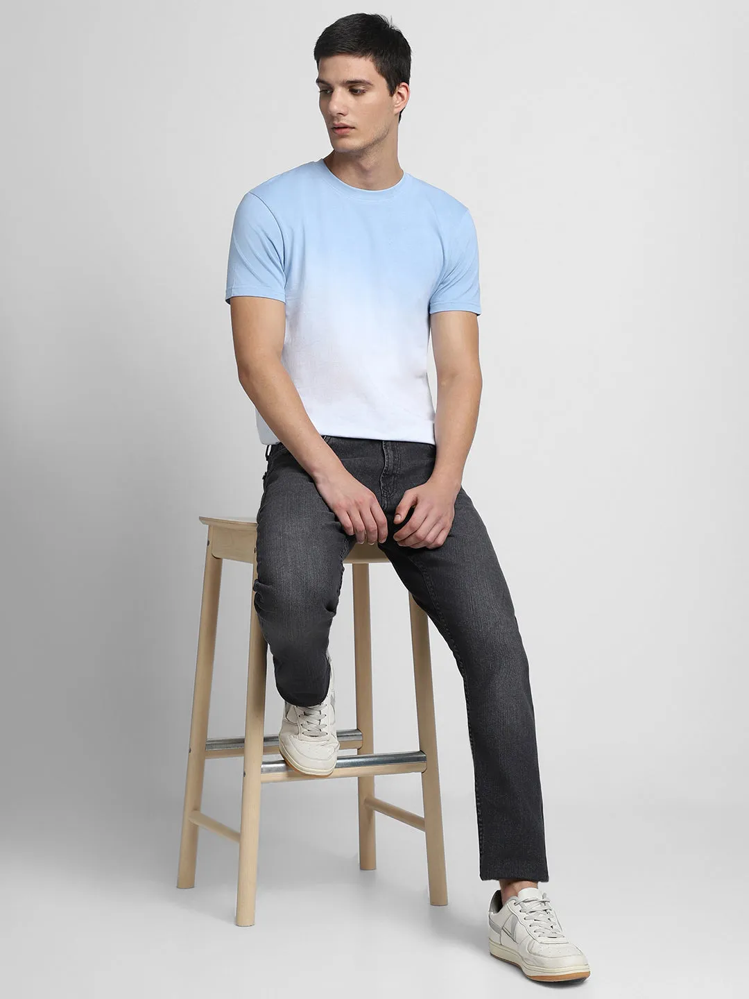 Dennis Lingo Ombre Slim Fit Pure Cotton T-shirt