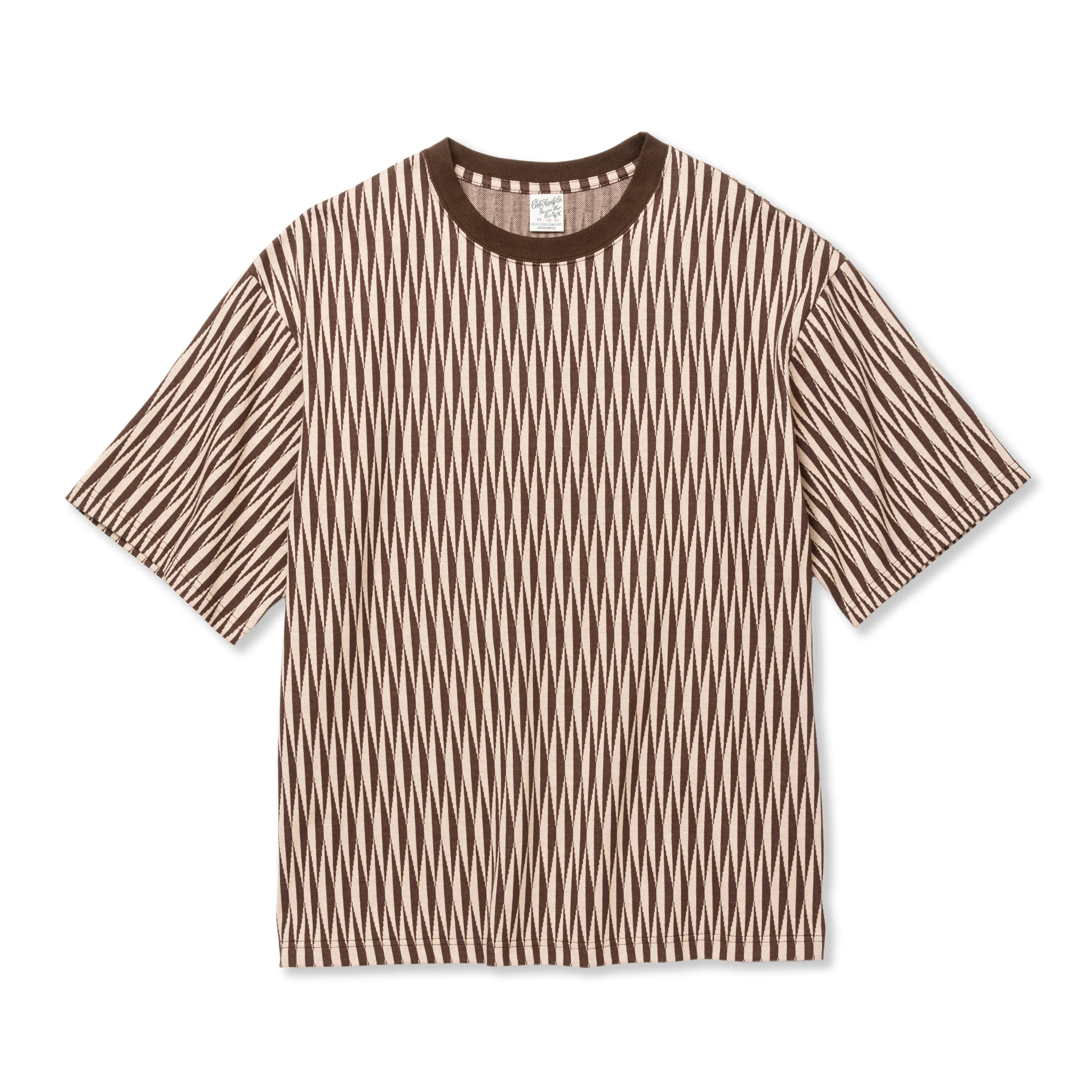 DIAMOND JACQUARD DROP SHOULDER CS