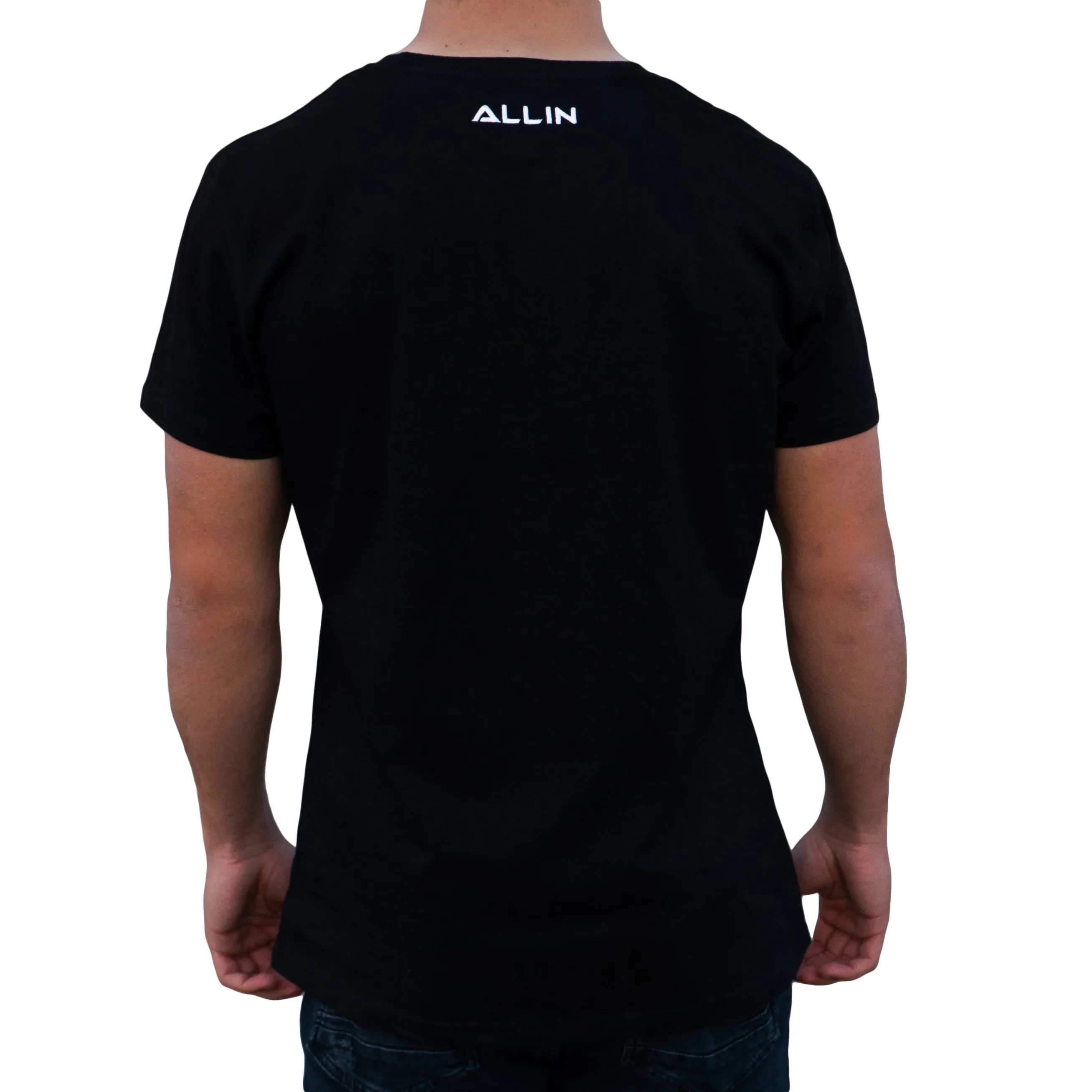 Embroidered Basic T-Shirt Black