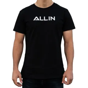 Embroidered Basic T-Shirt Black