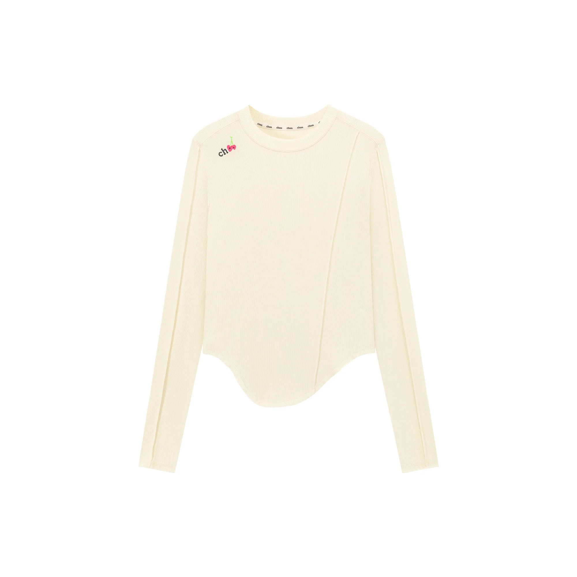Embroidery Side Cut T-Shirt