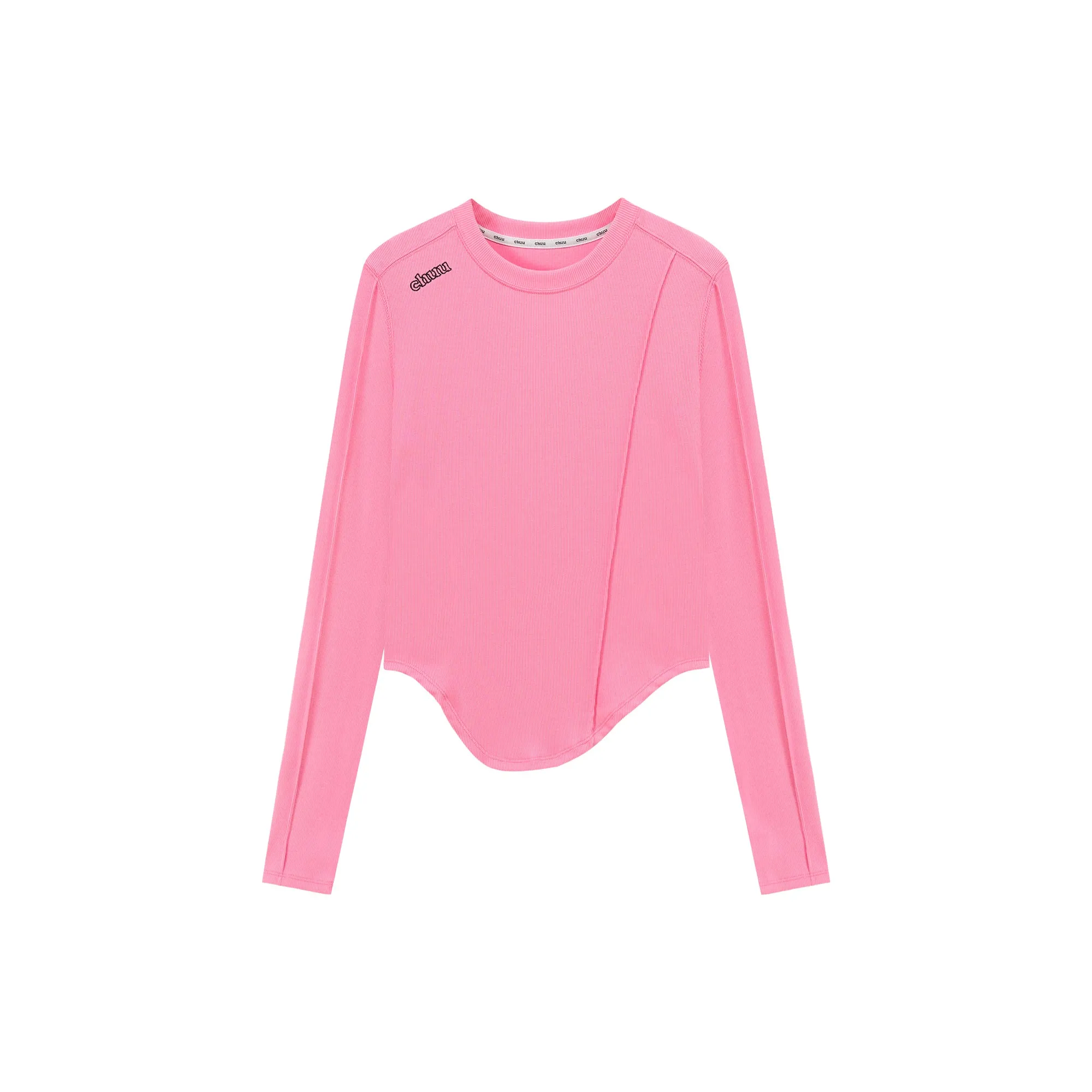 Embroidery Side Cut T-Shirt