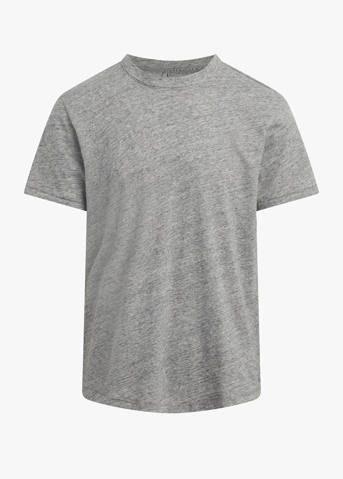 ESSENTIAL CURVED HEM SLUB TEE