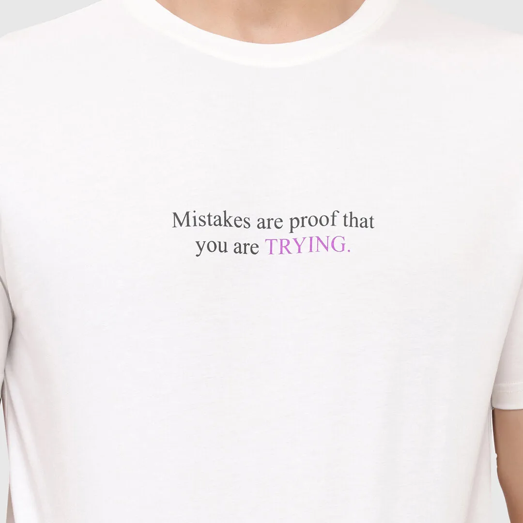 Essential Liner T-shirt- Off White