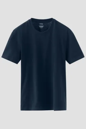 ETON - Navy Blue Supima Cotton T-Shirt 10001035728