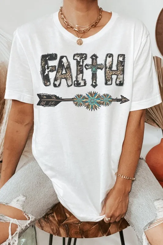 Faith Leopard Graphic Tee