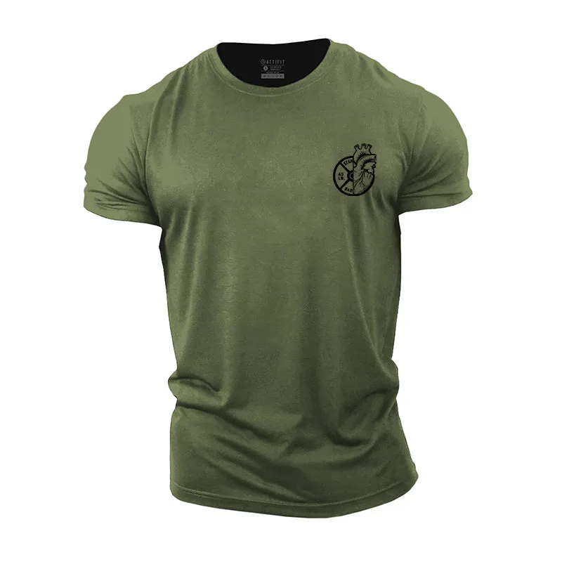 Fitness Heart Cotton T-Shirts