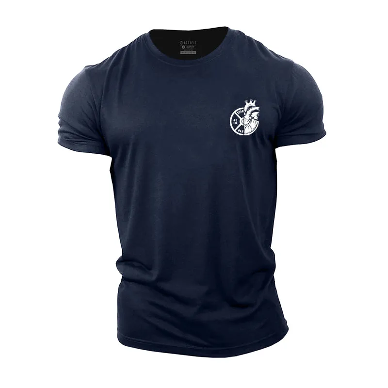 Fitness Heart Cotton T-Shirts