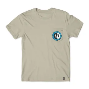 Girl Yin-Yang Pocket S/S Tee - Sand