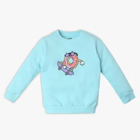 Girl's Regular Fit Printed Sweat Tee