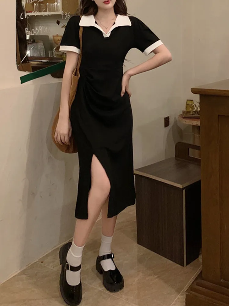 Grace Fit Polo Slit