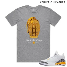 Hasta Muerte "Gold Grenade" Heather Grey Tee