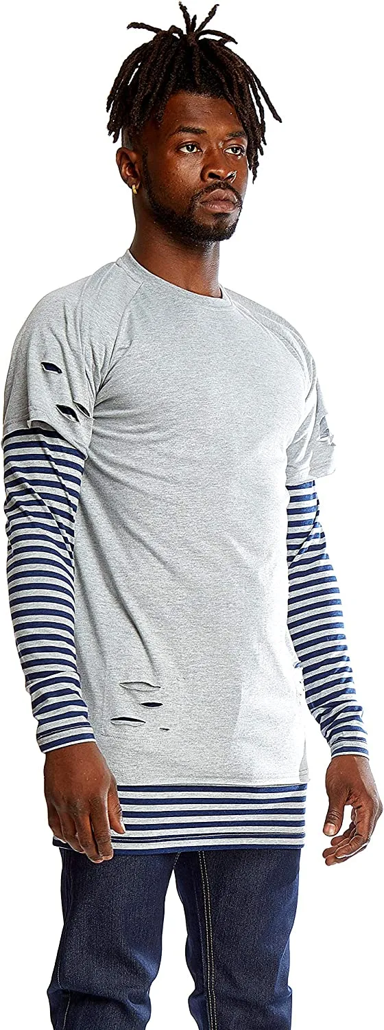 Hipster Elongated  Long Length ScoopT-Shirts
