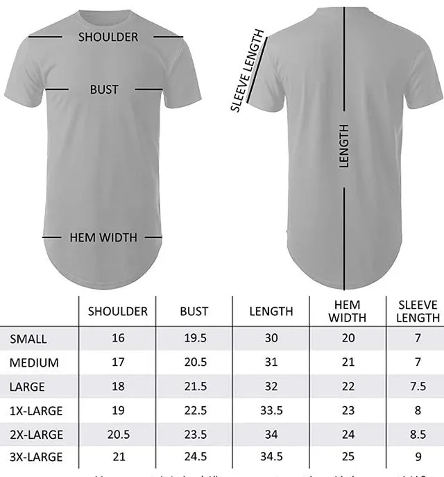 Hipster Elongated  Long Length ScoopT-Shirts