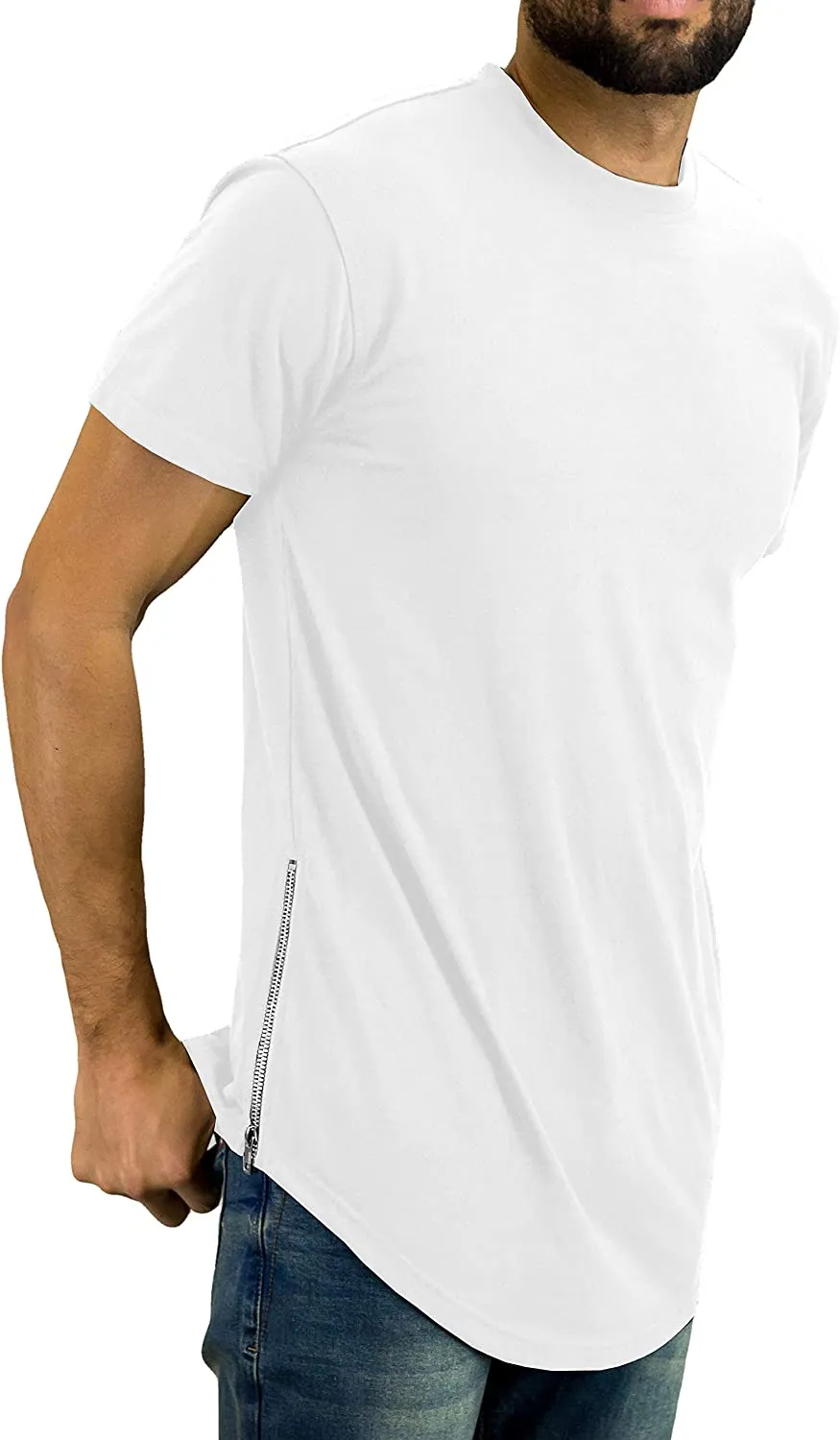Hipster Elongated  Long Length ScoopT-Shirts