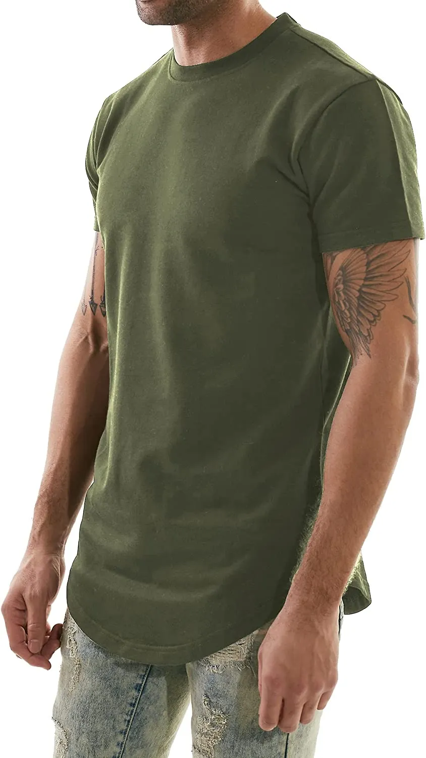 Hipster Elongated  Long Length ScoopT-Shirts