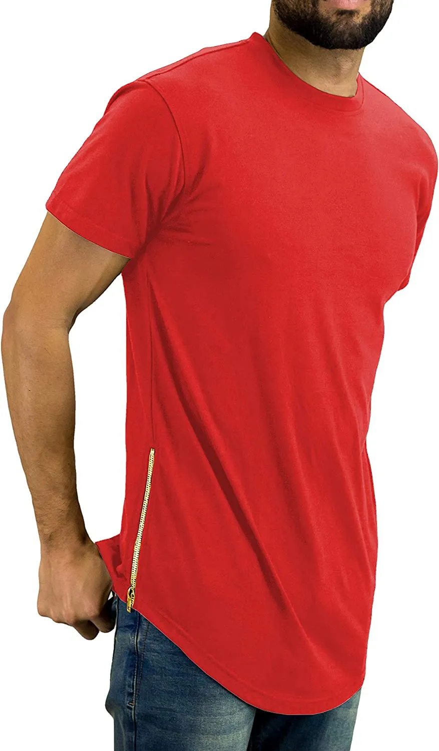 Hipster Elongated  Long Length ScoopT-Shirts