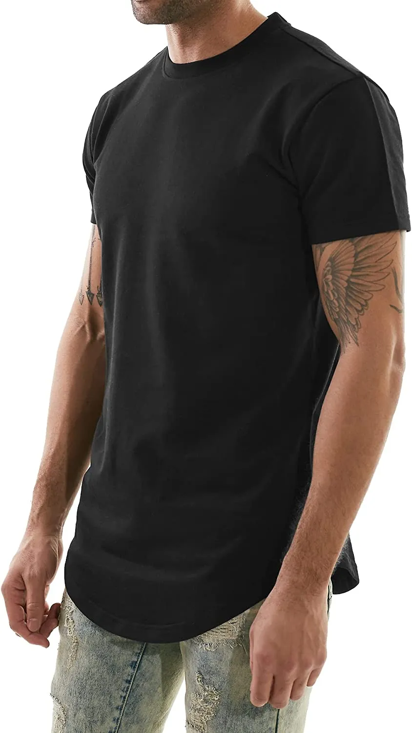 Hipster Elongated  Long Length ScoopT-Shirts