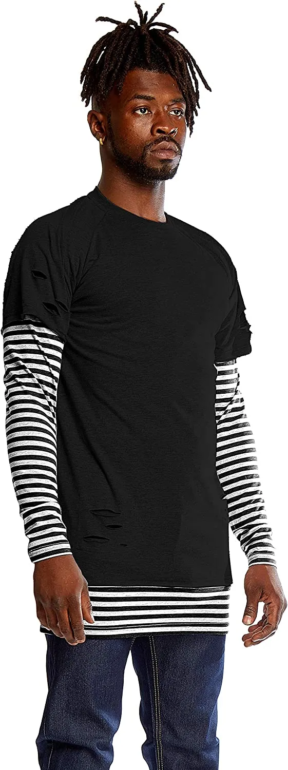 Hipster Elongated  Long Length ScoopT-Shirts