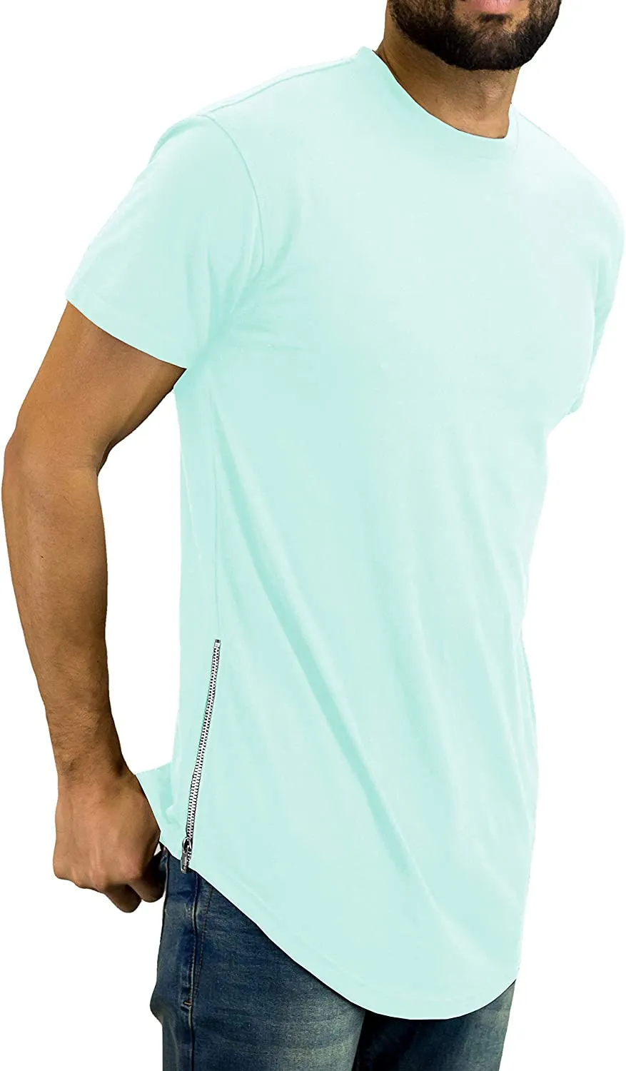 Hipster Elongated  Long Length ScoopT-Shirts