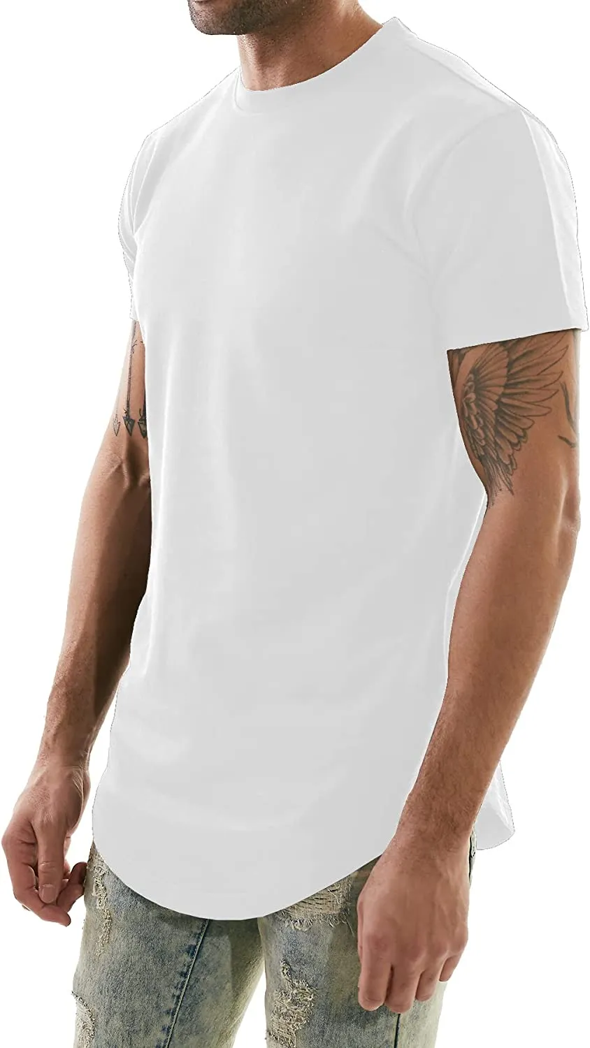 Hipster Elongated  Long Length ScoopT-Shirts