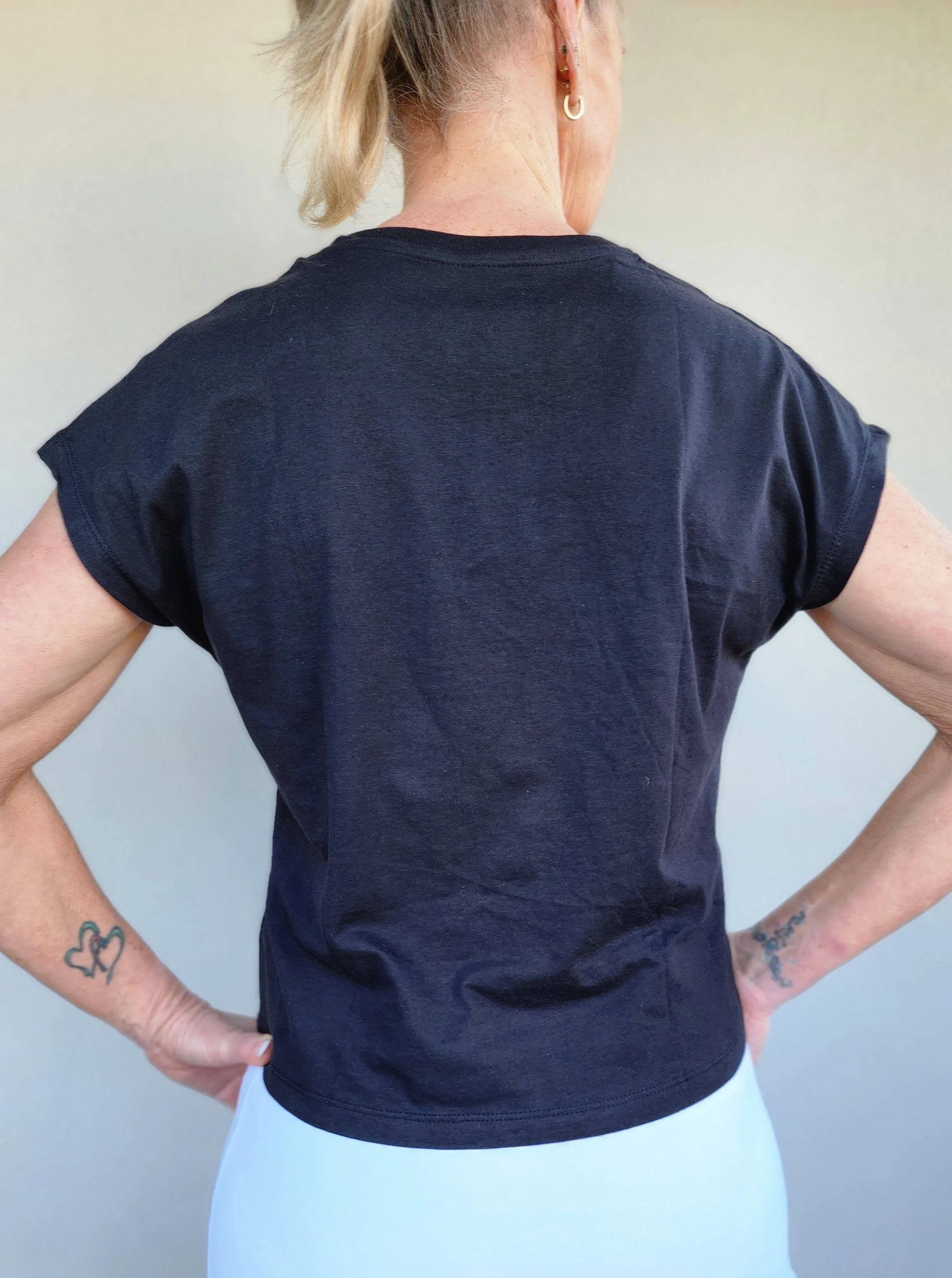 Holli Cap Sleeve Tee