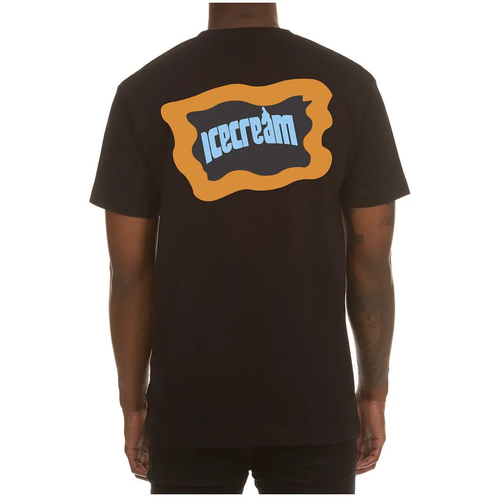 Ice Cream "Fudge" SS Black Tee (431-1208)