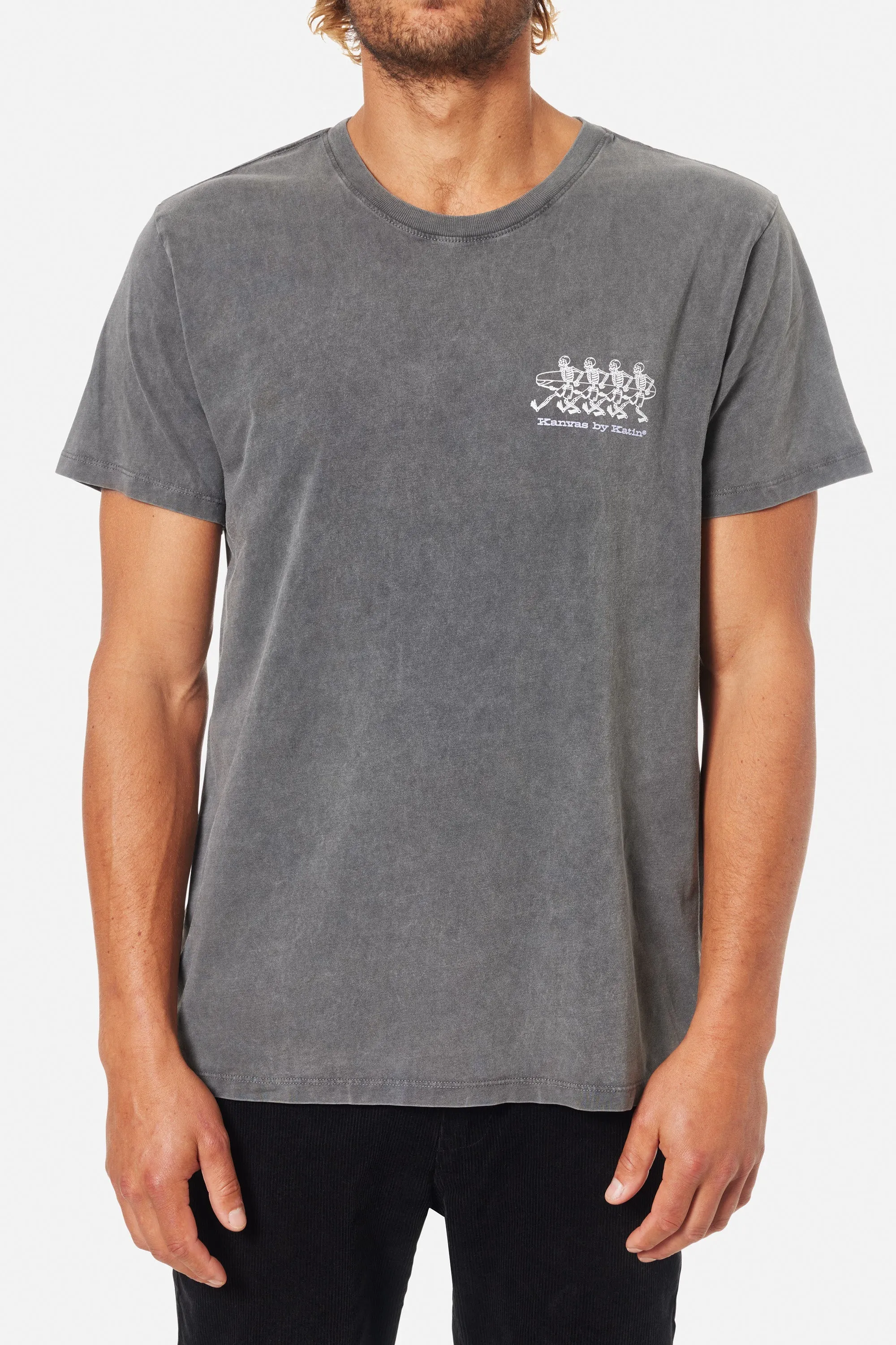 KATIN HERMANOS TEE - BLACK SAND WASH